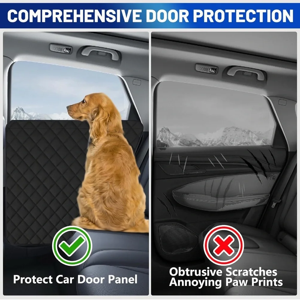 Car Door Protection from Dog Nails, Fits Most NOT all vehicles